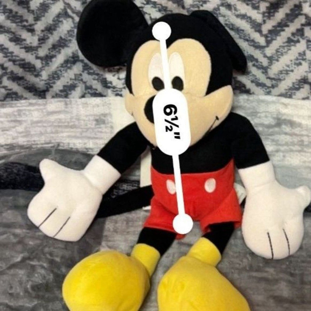 Disney World Mickey Mouse Plush 6.5 Inch Classic Outfit - Picture 2 of 2